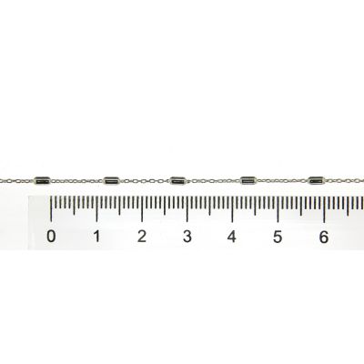 ROSARY CHAIN Cylinder 2X4 mm